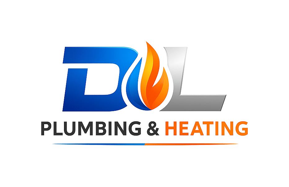 dl plumbing and heating services logo upscaled transparent margin 20pct